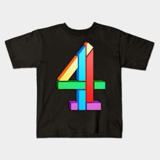 Channel 4 retro Kids T-Shirt